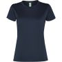 Slam short sleeve women's sports t-shirt, Navy Blue