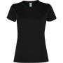 Slam short sleeve women's sports t-shirt, Solid black