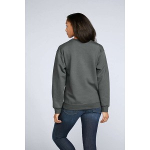 SOFTSTYLE (r) MIDWEIGHT FLEECE ADULT CREWNECK, Charcoal (Pullovers)