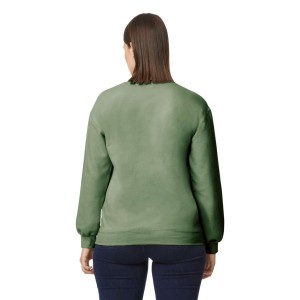 SOFTSTYLE (r) MIDWEIGHT FLEECE ADULT CREWNECK, Military Green (Pullovers)