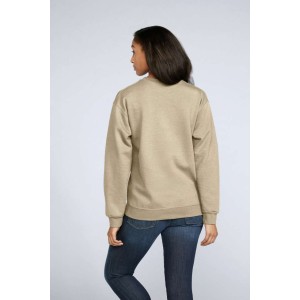 SOFTSTYLE (r) MIDWEIGHT FLEECE ADULT CREWNECK, Sand (Pullovers)