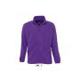 SOL'S NORTH MEN - ZIPPED FLEECE JACKET, Dark Purple