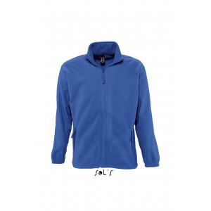 SOL'S NORTH MEN - ZIPPED FLEECE JACKET, Royal Blue (Polar pullovers)