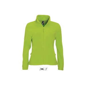 SOL'S NORTH WOMEN - ZIPPED FLEECE JACKET, Lime (Polar pullovers)