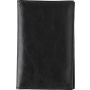 Split leather credit card wallet Lee, black