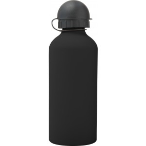 Aluminium bottle Margitte, black (Sport bottles)