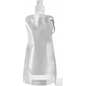 Foldable water bottle (420ml), silver (Sport bottles)