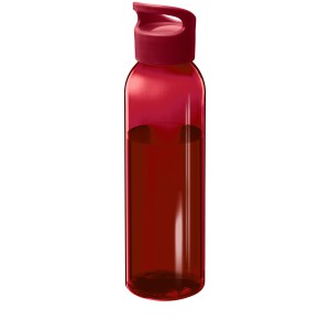 Sky 650 ml recycled plastic water bottle, Red (Sport bottles)