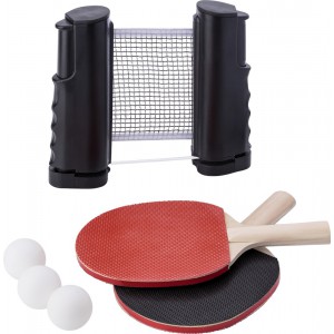 ABS table tennis set Melinda, black (Sports equipment)