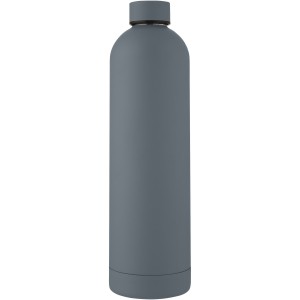 Spring 1 L copper vacuum insulated bottle, Dark grey (Water bottles)