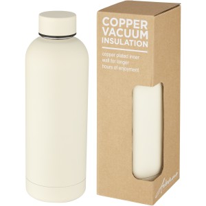 Spring 500 ml copper vacuum insulated bottle, Ivory cream (Water bottles)