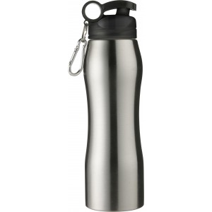 Stainless steel bottle Giovanni, silver (Sport bottles)