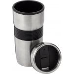 Stainless steel double walled flask Benito, black (3751-01)