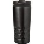 Stainless steel mug Lorraine, black (8240-01)