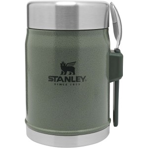 Stanley Legendary 400 ml food jar with spork, Forest green (Metal kitchen equipments)