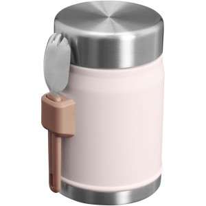 Stanley Legendary 400 ml food jar with spork, Light pink (Metal kitchen equipments)