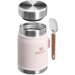 Stanley Legendary 400 ml food jar with spork, Light pink (Metal kitchen equipments)