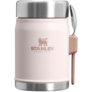 Stanley Legendary 400 ml food jar with spork, Light pink (Metal kitchen equipments)