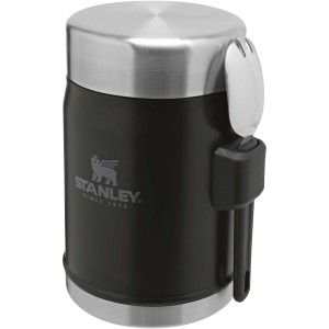 Stanley Legendary 400 ml food jar with spork, Matt black (Metal kitchen equipments)