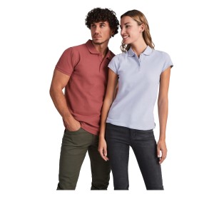 Star short sleeve men's polo, Navy Blue (Polo short, mixed fiber, synthetic)