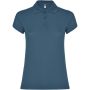 Star short sleeve women's polo, Storm blue