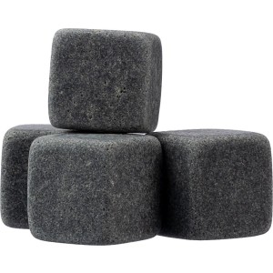 Stone ice cubes set Jens, khaki (Wine, champagne, cocktail equipment)