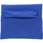 Stretchable polyester wrist wallet, cobalt blue (7608-23)