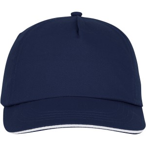 Styx 5 panel sandwich cap, navy (Hats)