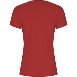 Golden short sleeve women's t-shirt, Red (T-shirt, 90-100% cotton)
