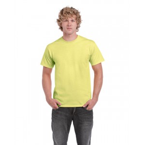 HEAVY COTTON(tm) ADULT T-SHIRT, Cornsilk (T-shirt, 90-100% cotton)