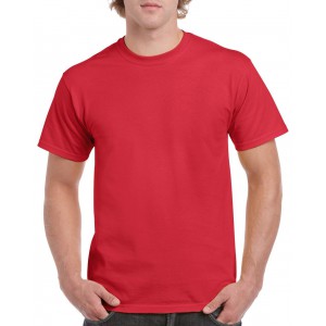 HEAVY COTTON(tm) ADULT T-SHIRT, Red (T-shirt, 90-100% cotton)