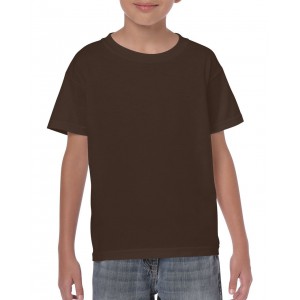 HEAVY COTTON(tm) YOUTH T-SHIRT, Dark Chocolate (T-shirt, 90-100% cotton)