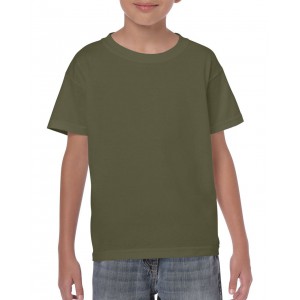 HEAVY COTTON(tm) YOUTH T-SHIRT, Military Green (T-shirt, 90-100% cotton)