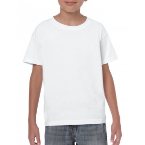 HEAVY COTTON(tm) YOUTH T-SHIRT, White (T-shirt, 90-100% cotton)