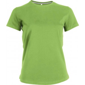 LADIES' SHORT SLEEVE CREW NECK T-SHIRT, Lime (T-shirt, 90-100% cotton)