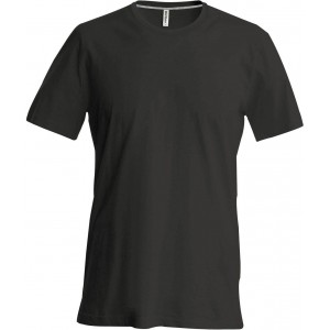 SHORT-SLEEVED CREW NECK T-SHIRT, Black (T-shirt, 90-100% cotton)