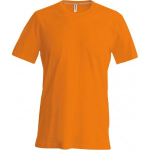 SHORT-SLEEVED CREW NECK T-SHIRT, Orange (T-shirt, 90-100% cotton)