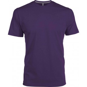 SHORT-SLEEVED CREW NECK T-SHIRT, Purple (T-shirt, 90-100% cotton)
