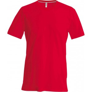 SHORT-SLEEVED CREW NECK T-SHIRT, Red (T-shirt, 90-100% cotton)