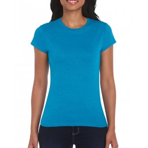SOFTSTYLE(r) LADIES' T-SHIRT, Antique Sapphire (T-shirt, 90-100% cotton)