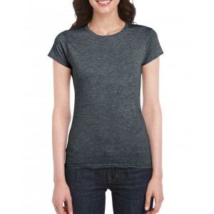 SOFTSTYLE(r) LADIES' T-SHIRT, Dark Heather (T-shirt, 90-100% cotton)