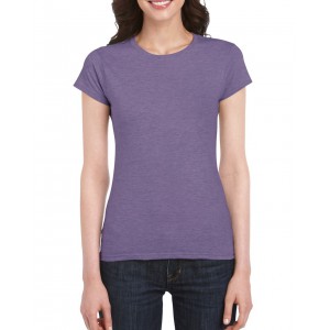 SOFTSTYLE(r) LADIES' T-SHIRT, Heather Purple (T-shirt, 90-100% cotton)