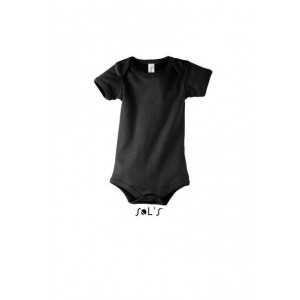 SOL'S BAMBINO - BABY BODYSUIT, Black (T-shirt, 90-100% cotton)