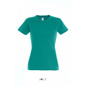 SOL'S IMPERIAL WOMEN - ROUND COLLAR T-SHIRT, Emerald (T-shirt, 90-100% cotton)