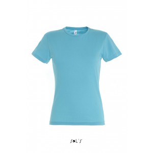SOL'S MISS - WOMEN?S T-SHIRT, Atoll Blue (T-shirt, 90-100% cotton)