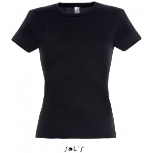 SOL'S MISS - WOMEN?S T-SHIRT, Deep Black (T-shirt, 90-100% cotton)