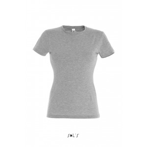 SOL'S MISS - WOMEN?S T-SHIRT, Grey Melange (T-shirt, 90-100% cotton)