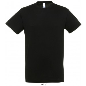 SOL'S REGENT - UNISEX ROUND COLLAR T-SHIRT, Deep Black (T-shirt, 90-100% cotton)
