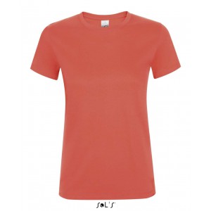 SOL'S REGENT WOMEN - ROUND COLLAR T-SHIRT, Coral (T-shirt, 90-100% cotton)