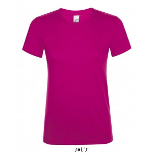 SOL'S REGENT WOMEN - ROUND COLLAR T-SHIRT, Fuchsia (T-shirt, 90-100% cotton)